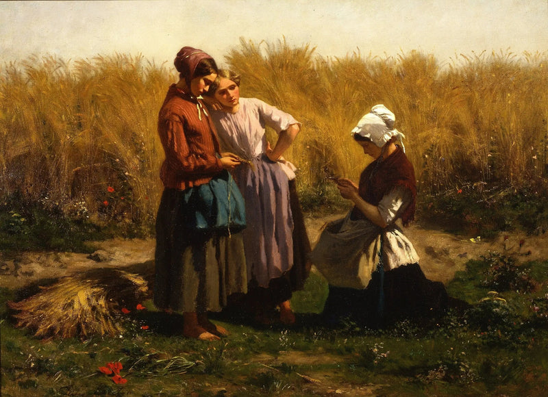 Kærlighedsjetoner - Jules Breton