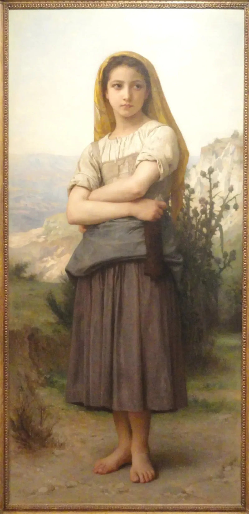 Ung hyrde - Bouguereau