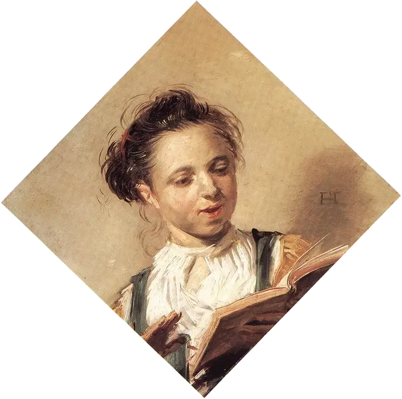 Ung sangerinde - Frans Hals