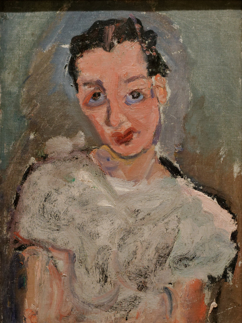 Ung kvinde i hvid bluse - Chaim Soutine