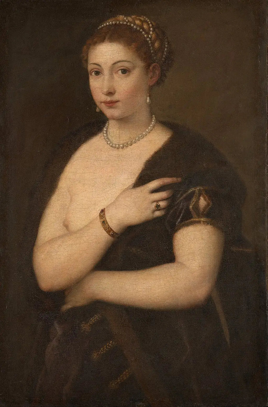 Ung kvinde i pels - Titian