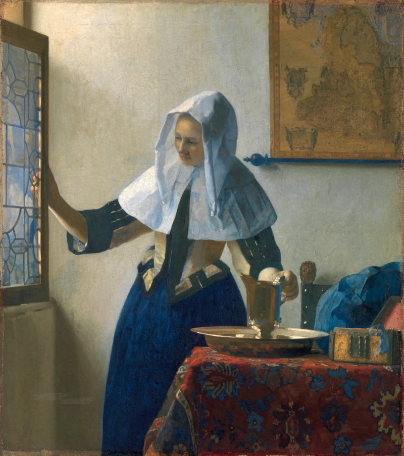 Ung Kvinde med Kande - Johannes Vermeer