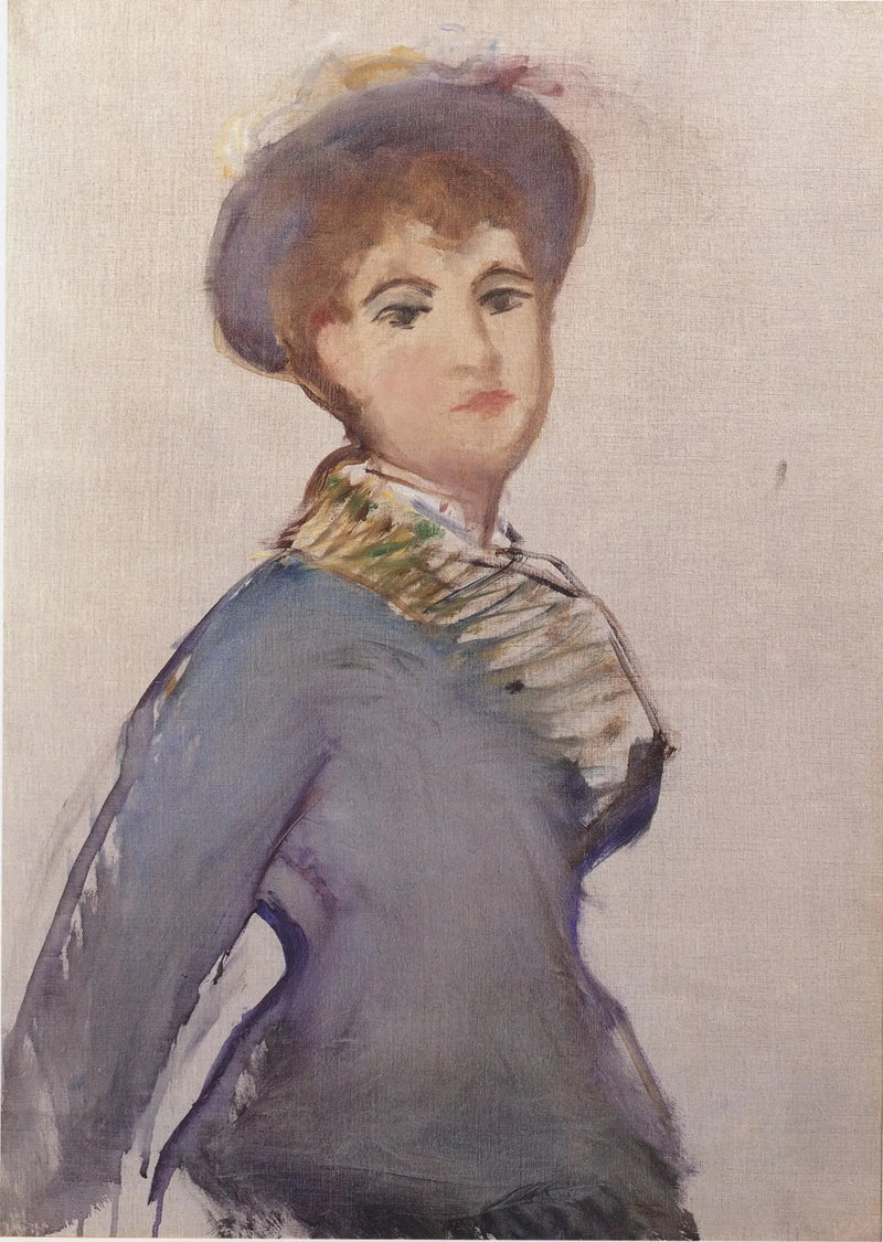 Ung kvinde til midt af kroppen - Édouard Manet