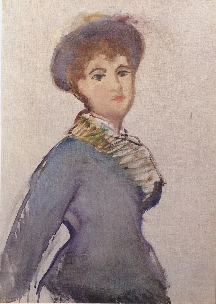 Ung kvinde til midt af kroppen - Édouard Manet