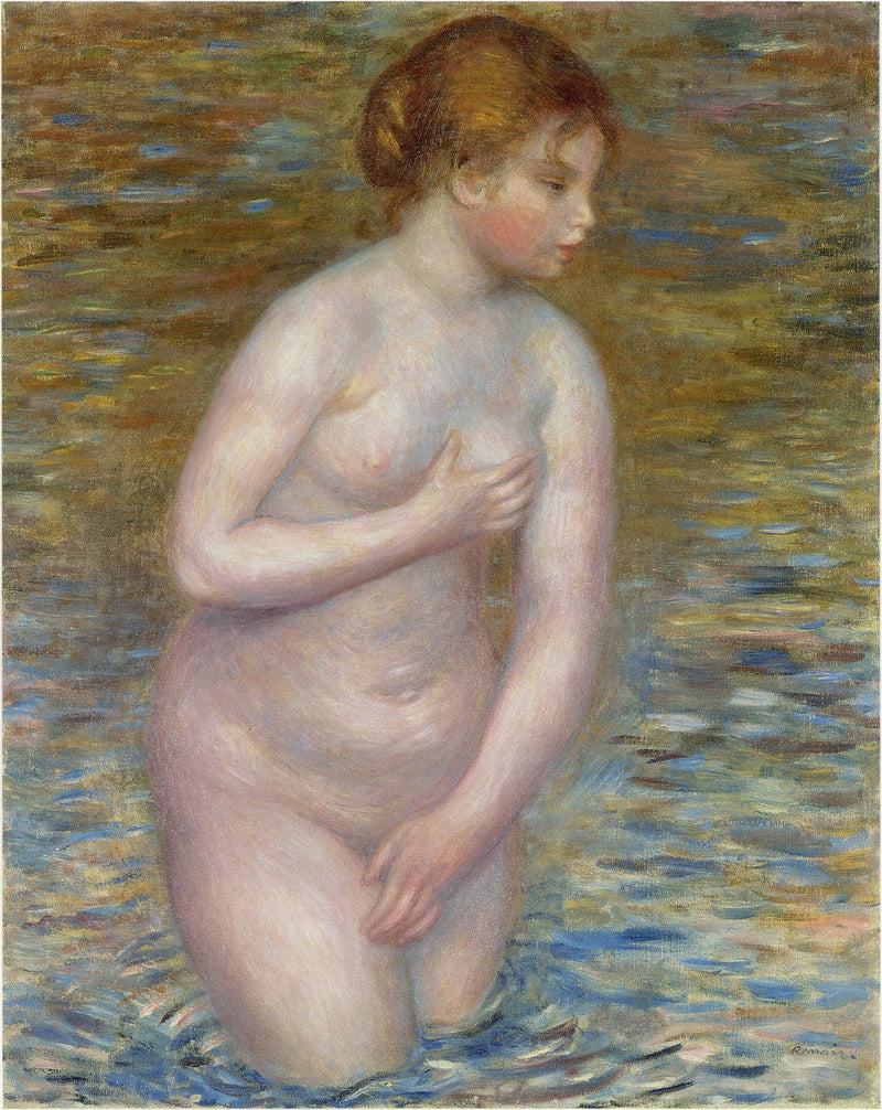 Nu i vandet - Pierre-Auguste Renoir