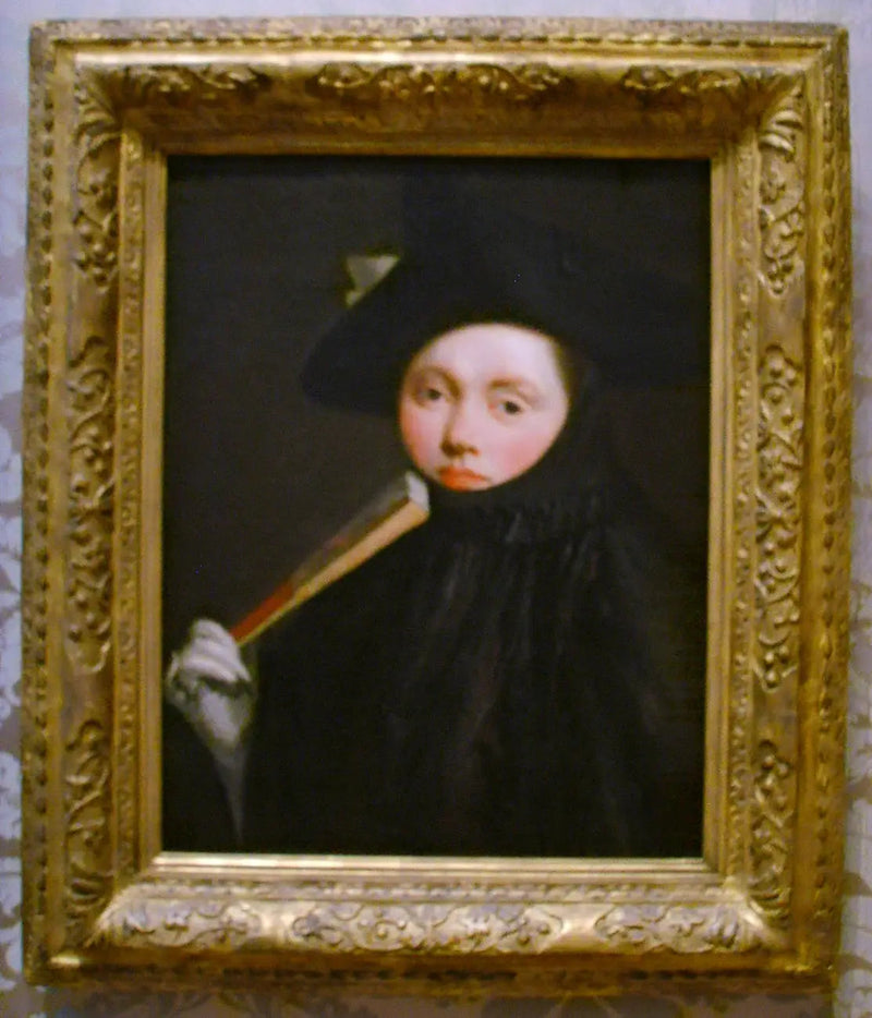 Ung kvinde med tricorne-hat - Giovanni Battista Tiepolo