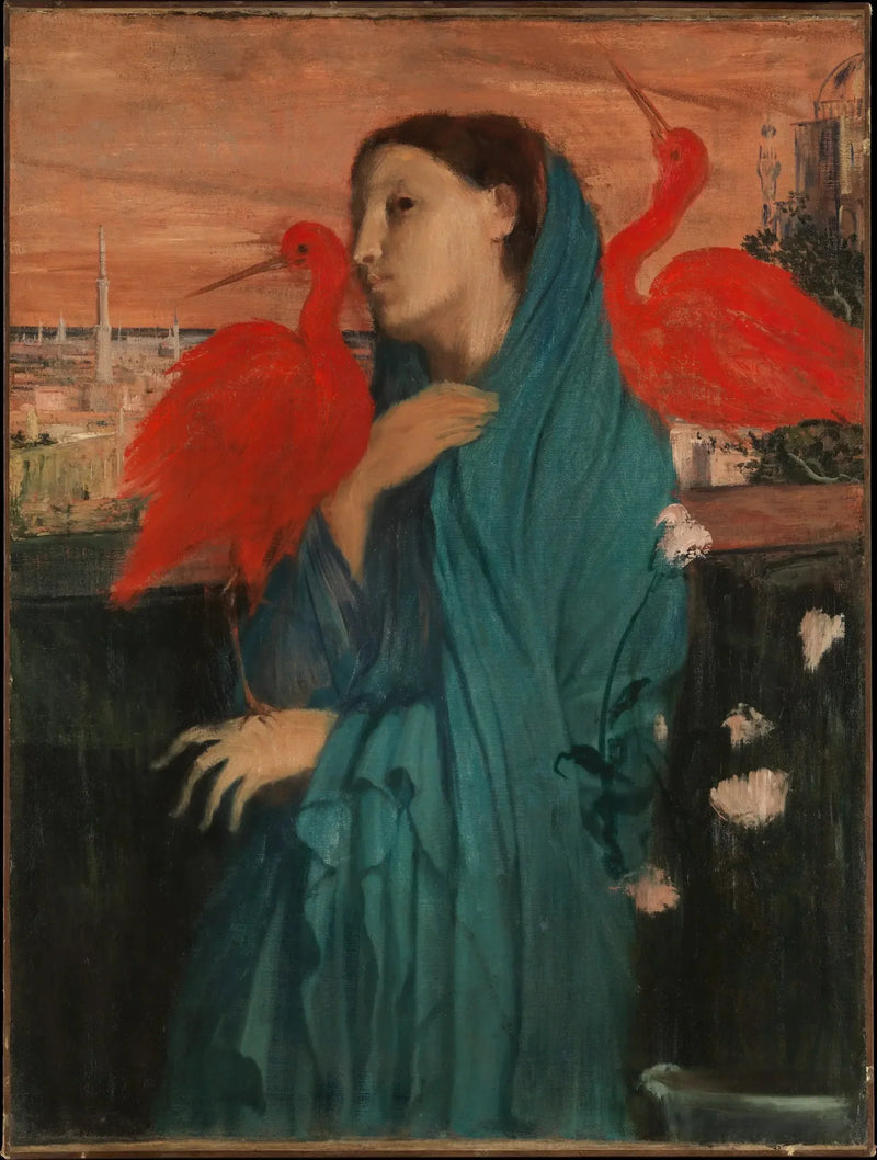 Ung kvinde med ibis - Edgar Degas