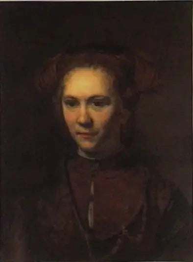 Portræt af en ung pige - Rembrandt