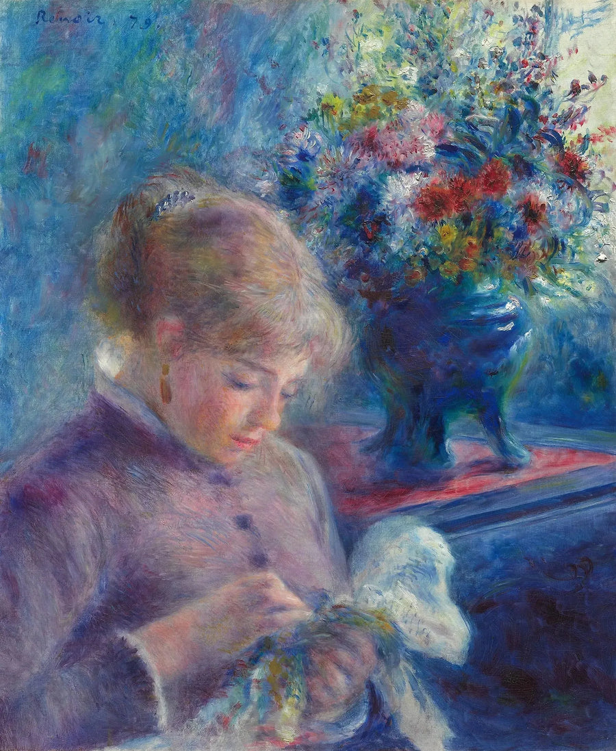Ung Kvinde Kusine - Pierre-Auguste Renoir