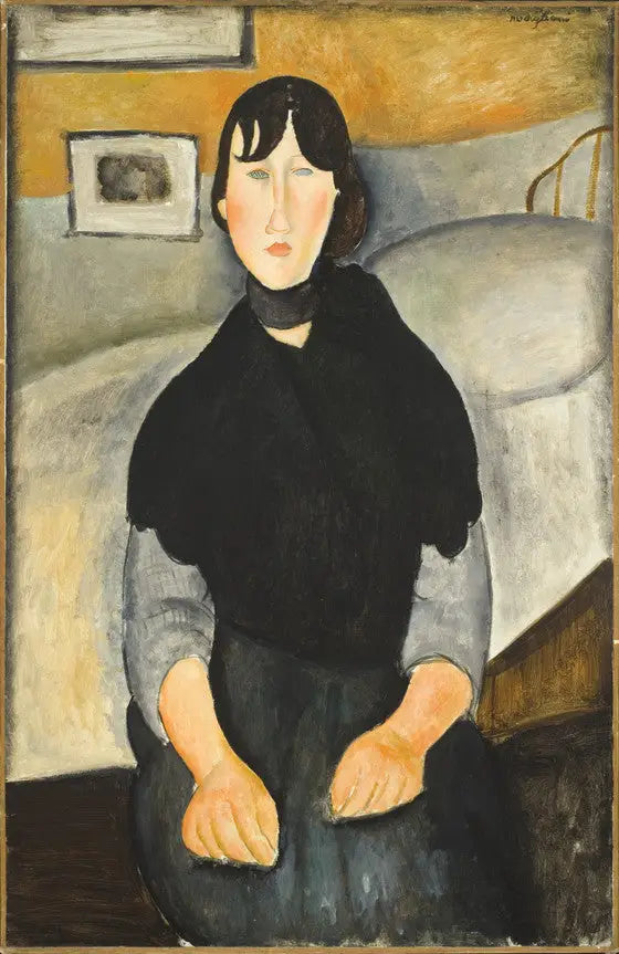 Ung Kvinde fra Folket - Amedeo Modigliani