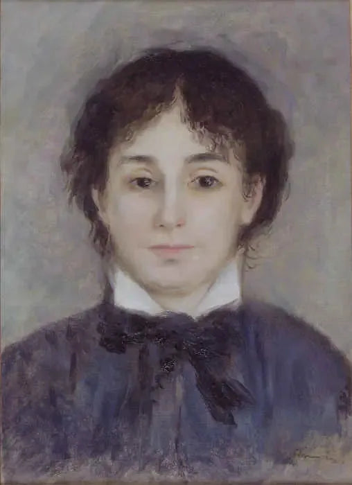 Ung kvinde i blå - Pierre-Auguste Renoir