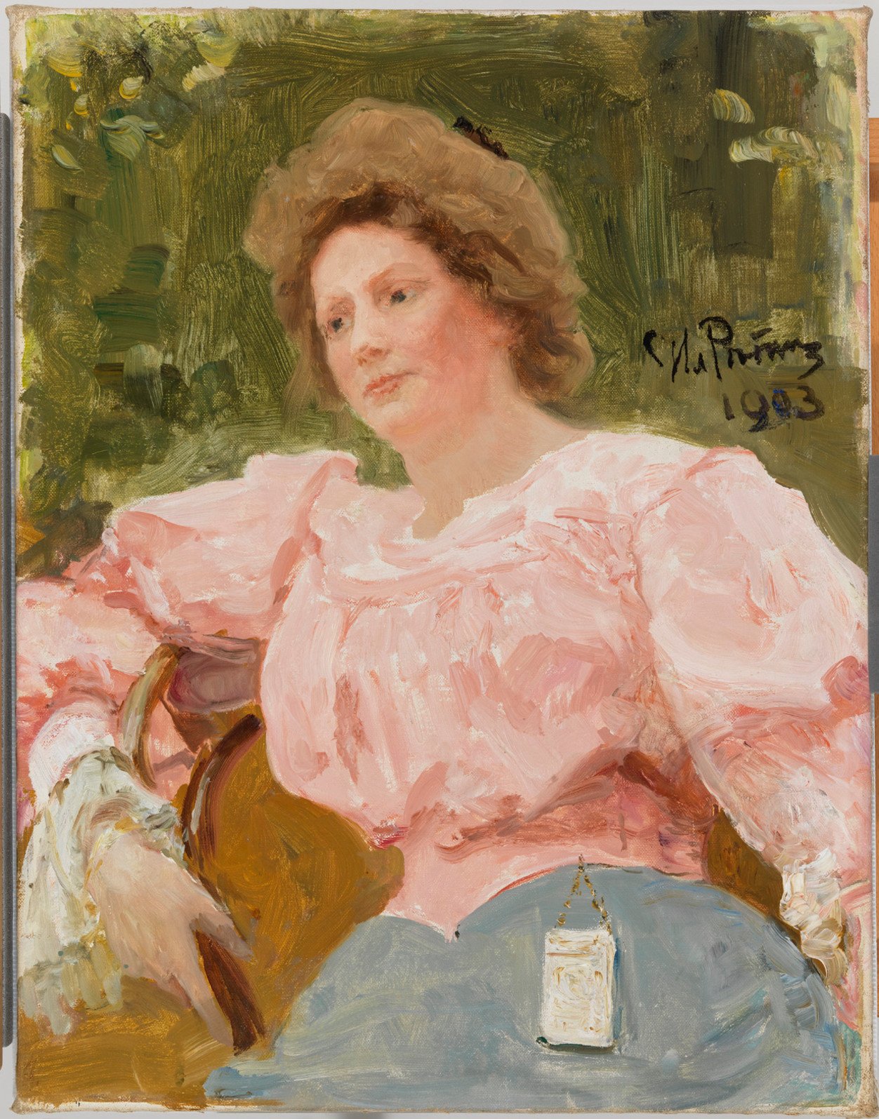 Ung kvinde i rosa - Ilya Repin