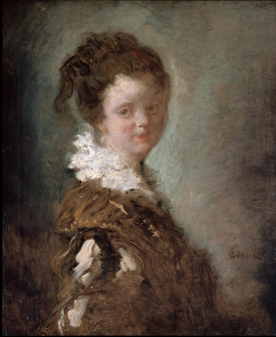 Ung kvinde - Jean-Honoré Fragonard