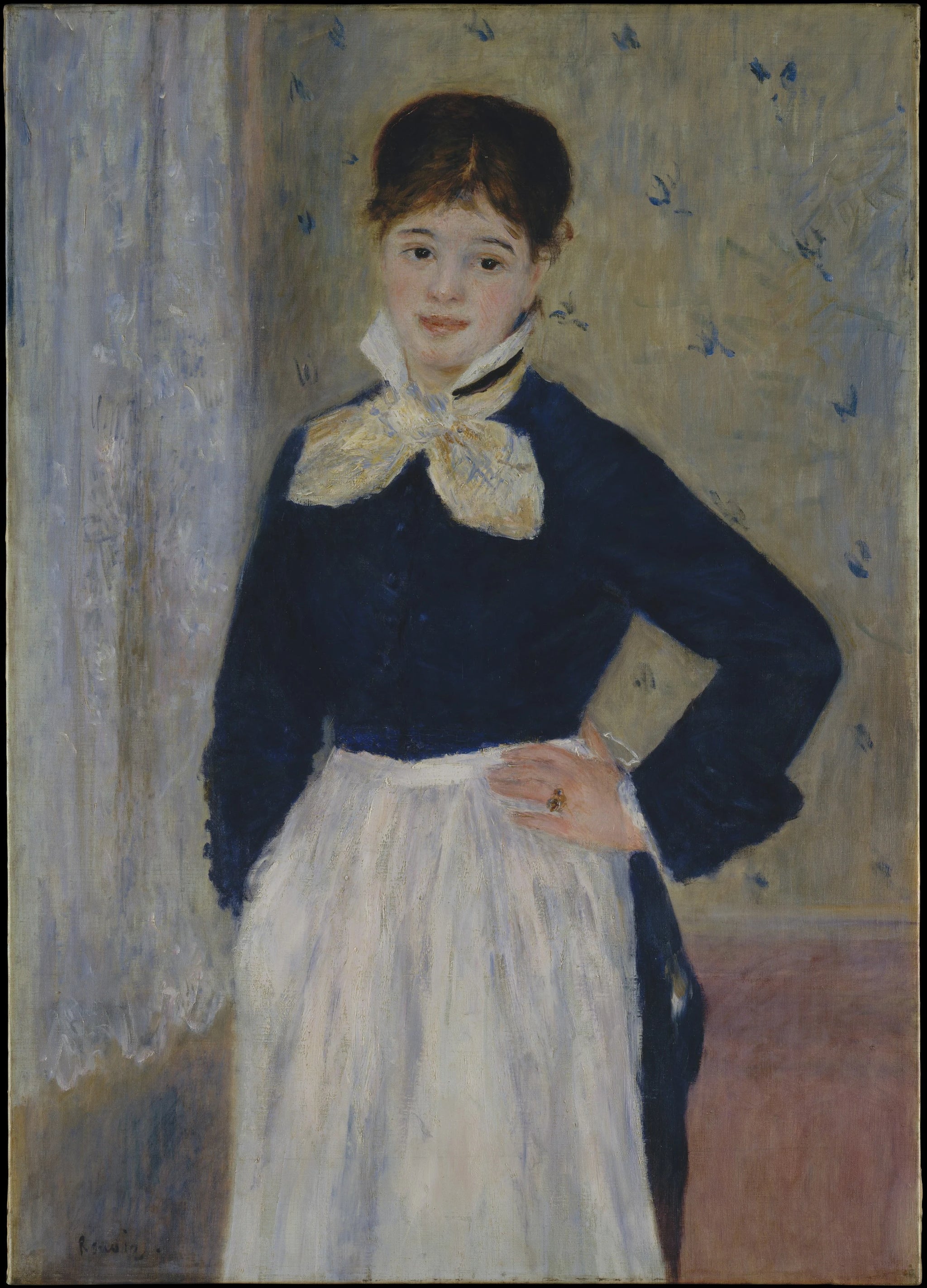 Jeune femme dite La Servante peinte par Renoir vers 1875 – Metropolitan Museum of Art