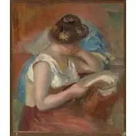 Ung kvinde læser - Pierre-Auguste Renoir