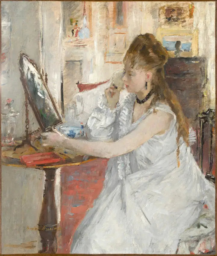Ung Kvinde der pudrer sig - Berthe Morisot