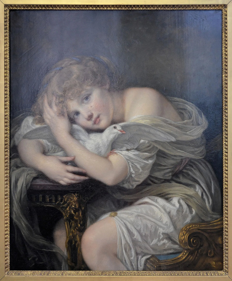 Ung pige med due - Jean-Baptiste Greuze