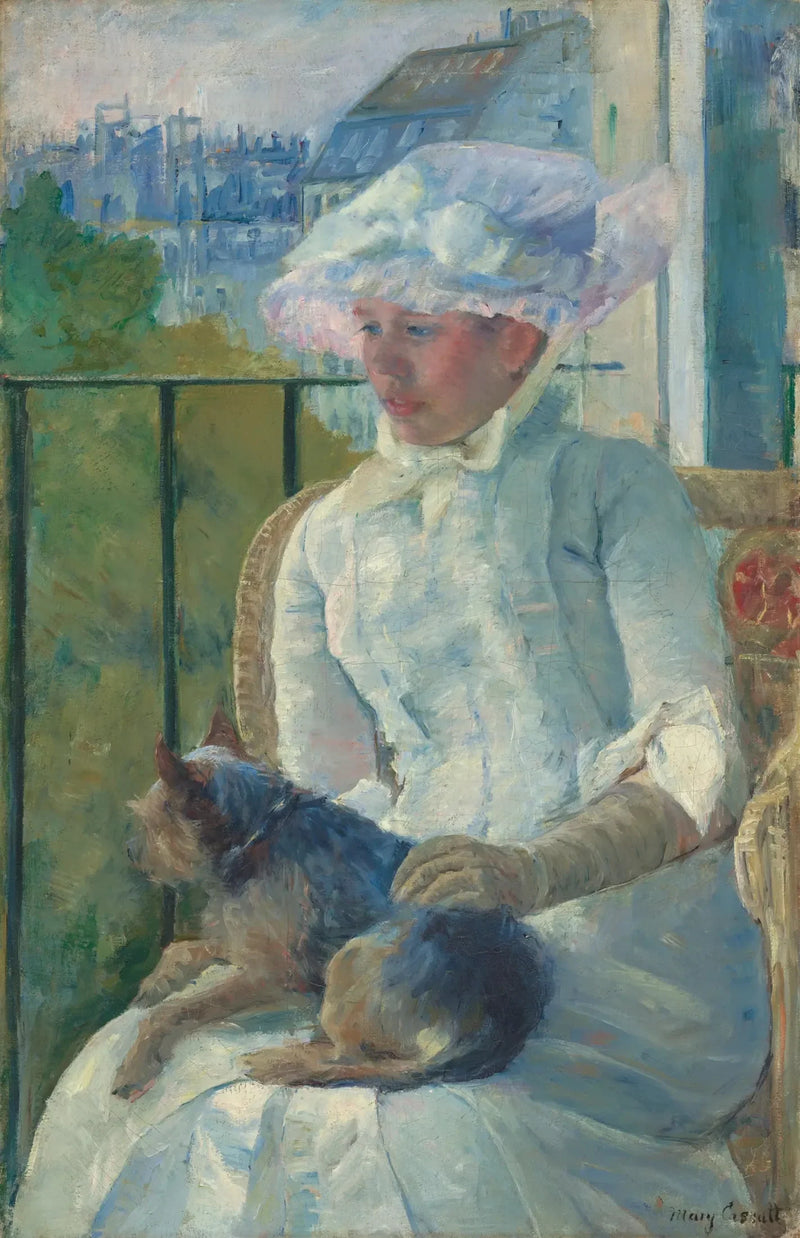 Ung pige ved vinduet - Mary Cassatt