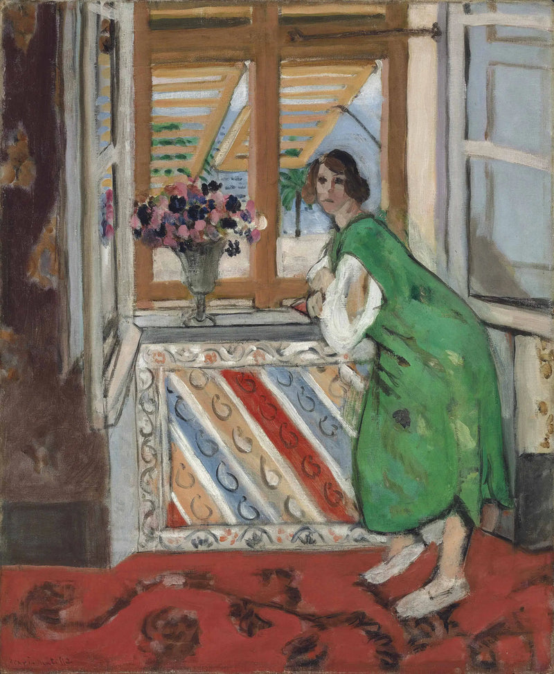 Ung pige i maurisk, grøn kjole - Henri Matisse