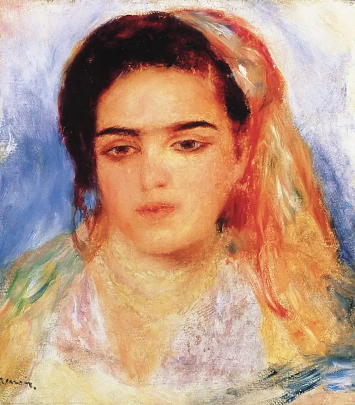 Algerisk ung pige - Pierre-Auguste Renoir