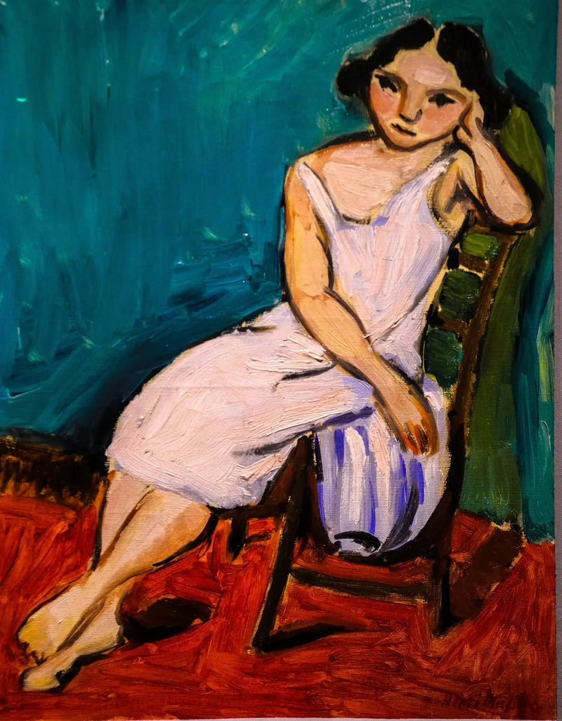 Ung Pige siddende - Henri Matisse