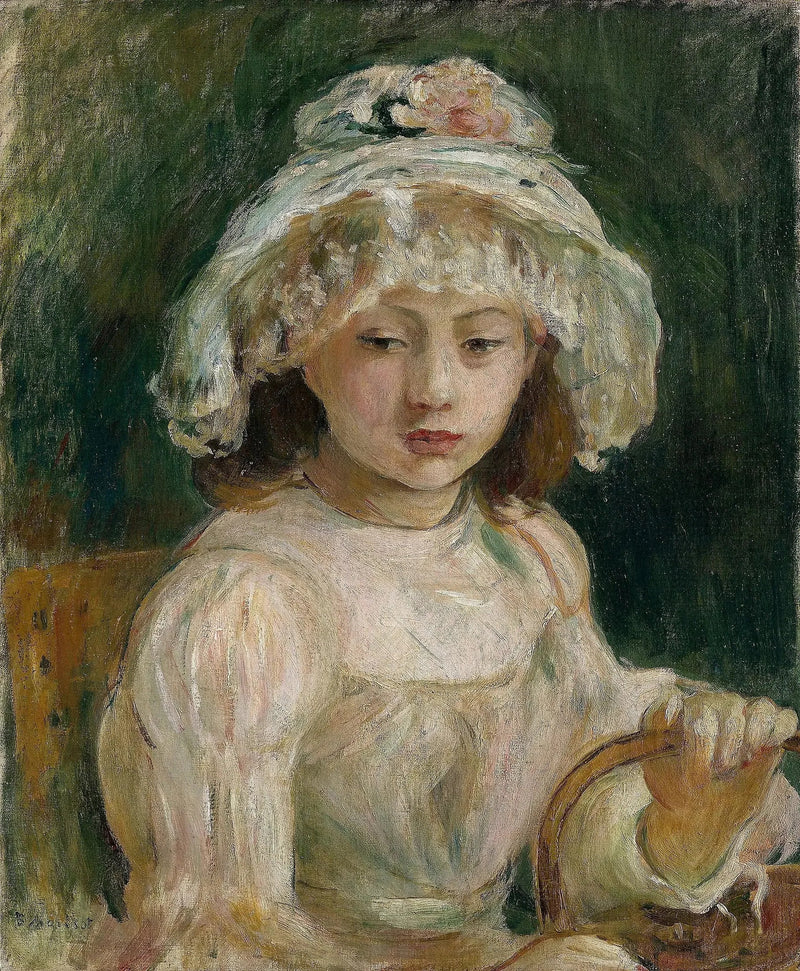 Ung pige med hat - Berthe Morisot