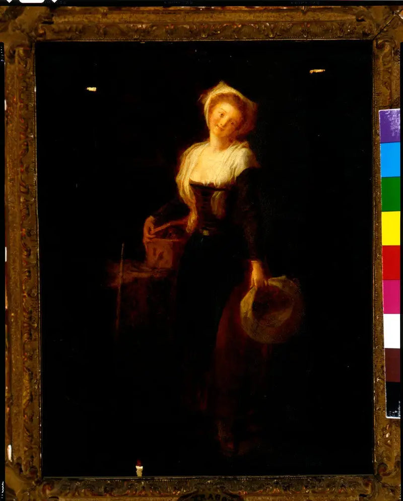 Ung pige med en marmot - Jean-Honoré Fragonard