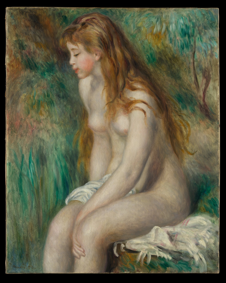 Ung Pige i Badet - Pierre-Auguste Renoir
