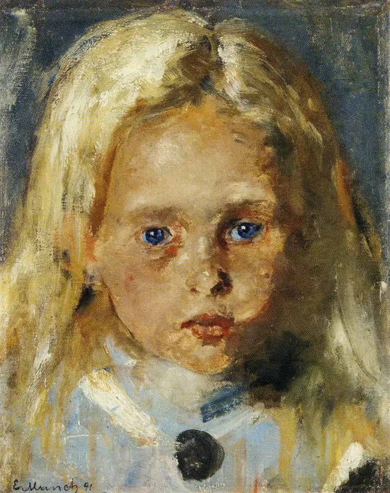 Ung Blond Pige - Edvard Munch