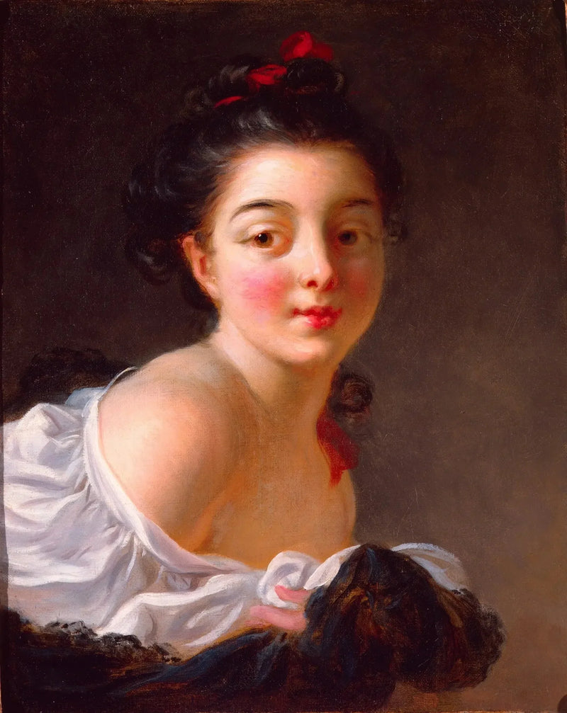 Brun pige - Jean-Honoré Fragonard