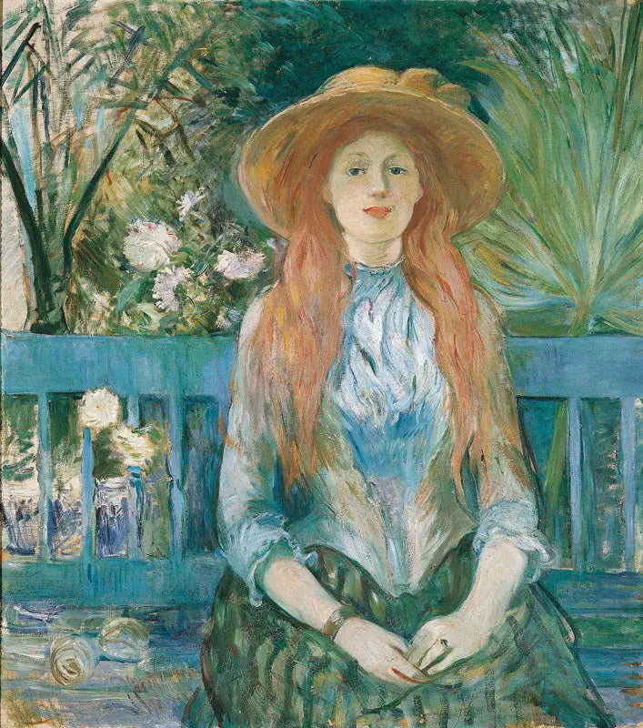 Ung Pige i en park - Berthe Morisot