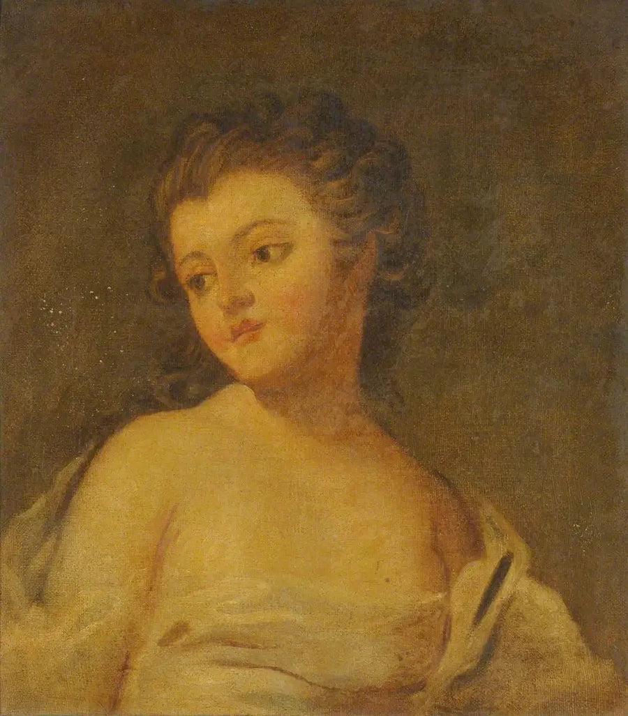 Ung pige, klædt i en kjole - Joshua Reynolds