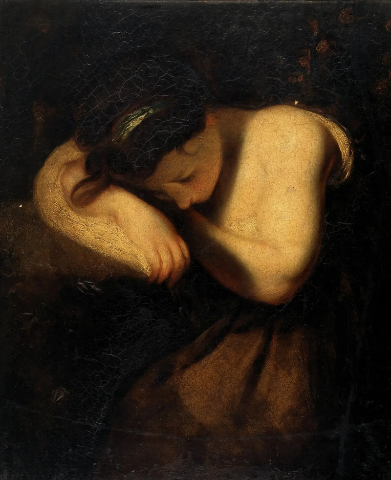 Ung pige sovende - Joshua Reynolds