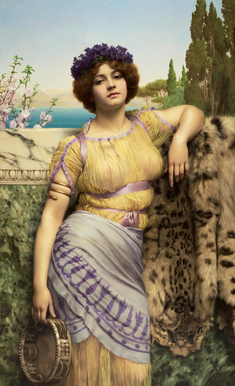 Ionisk dansende pige - John William Godward