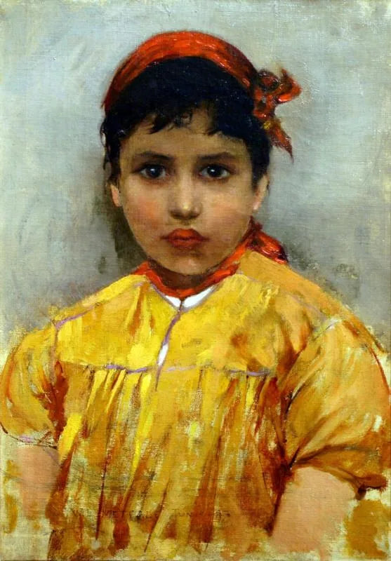 Ung jødisk pige, Tunis - Willard Metcalf