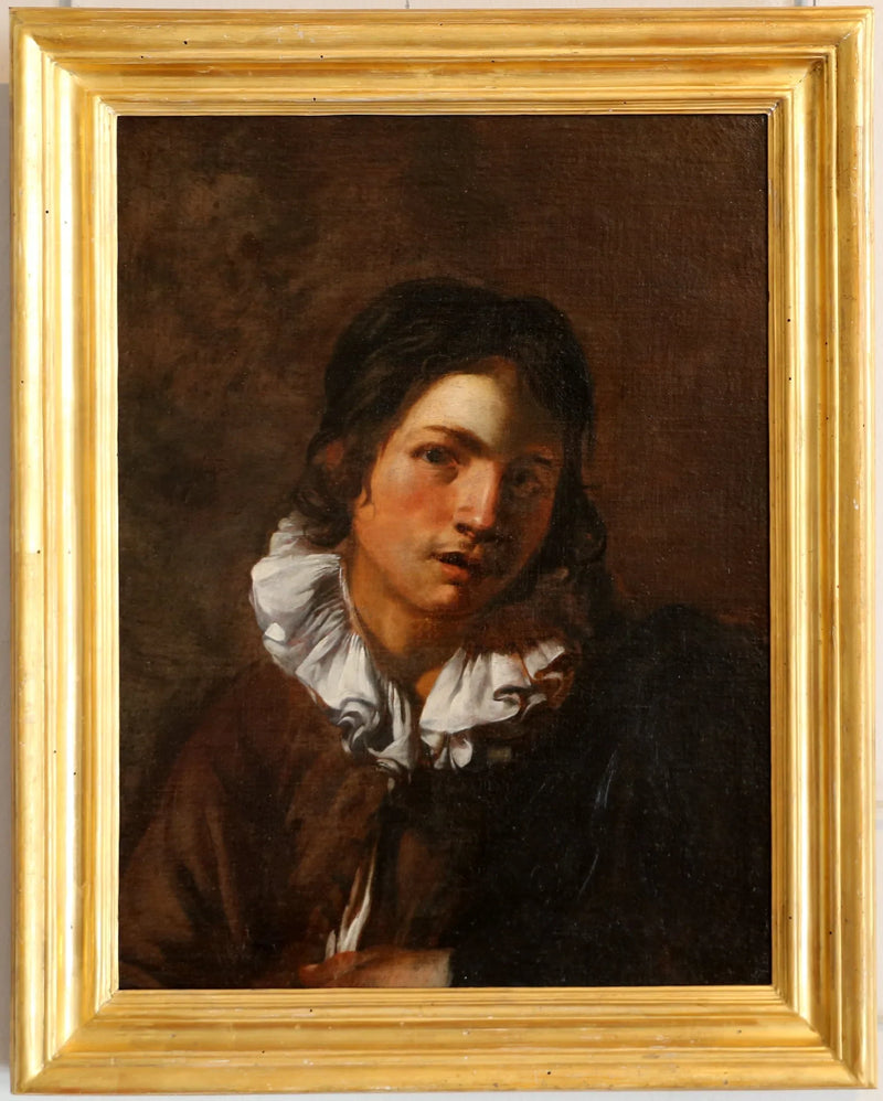 Ung mand med krave - Simon Vouet