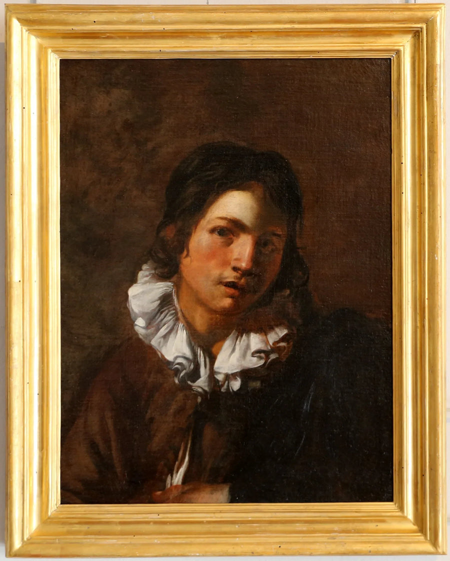 Ung mand med krave - Simon Vouet