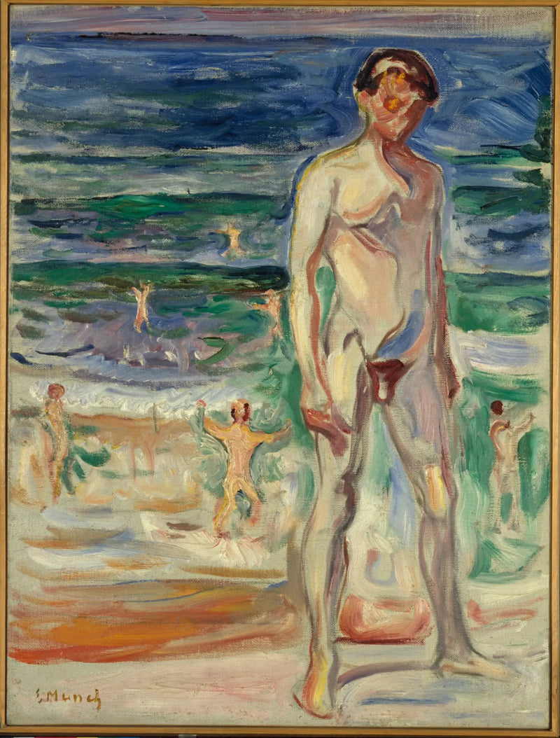 Ung mand på stranden - Edvard Munch