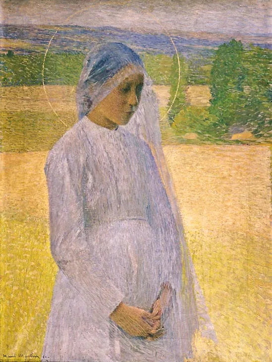 Jeune sainte - Henri-Jean Guillaume Martin image 1 reproduction réalisée par Alpha Reproduction