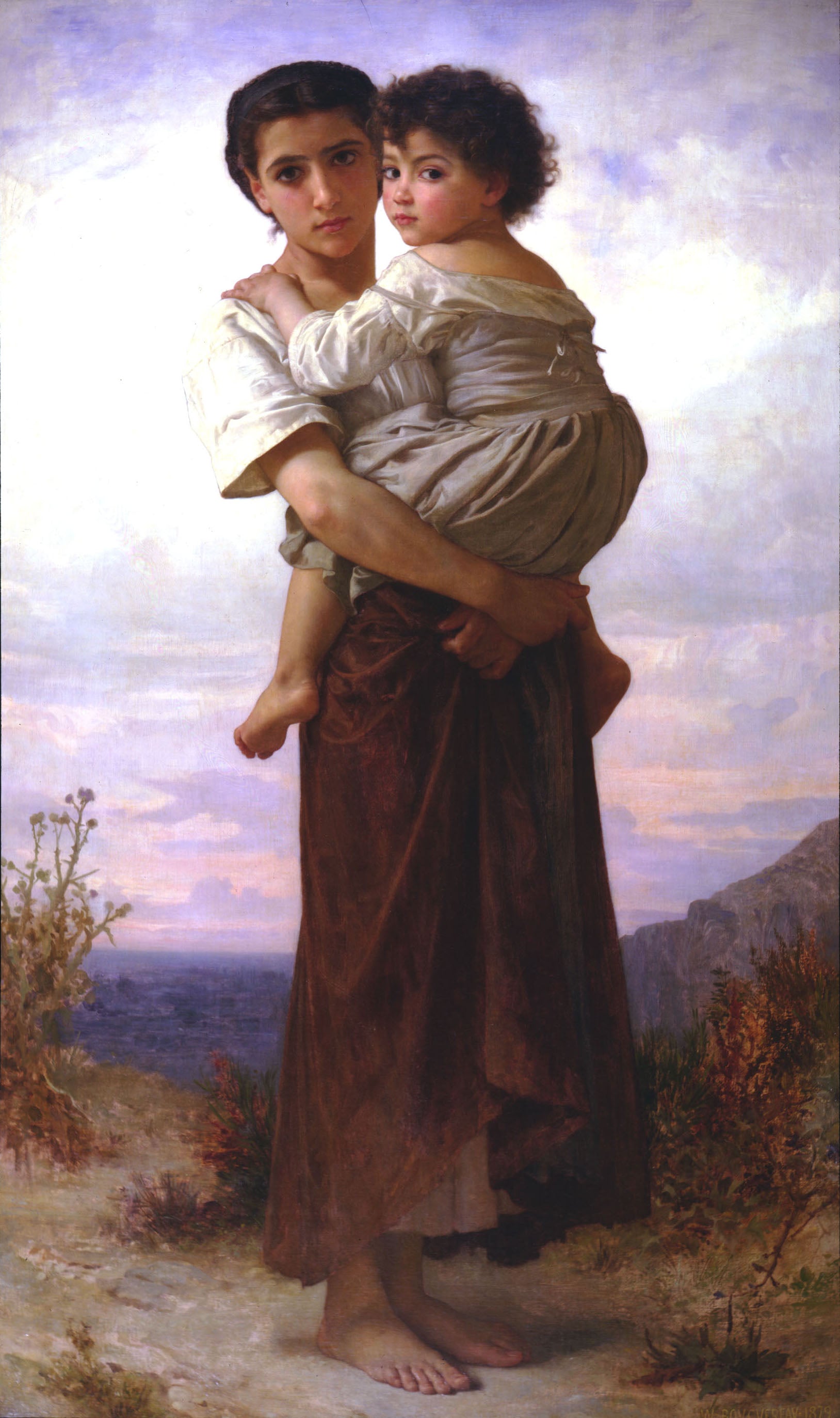 Jeunes bohémiennes de William-Adolphe Bouguereau