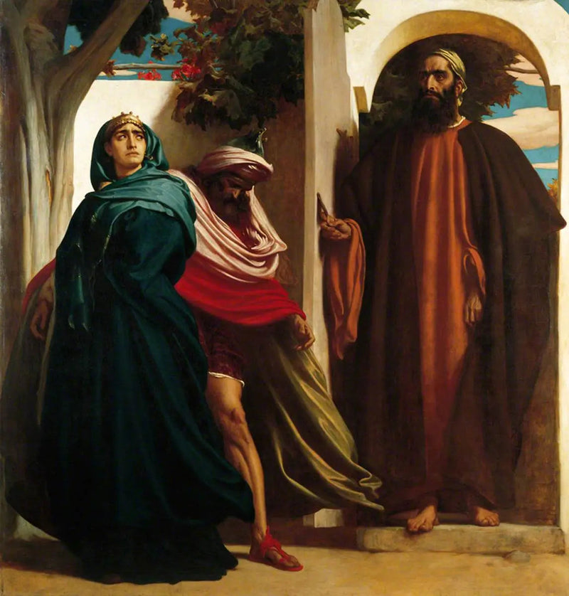 Jézabel og Achab - Frederic Leighton