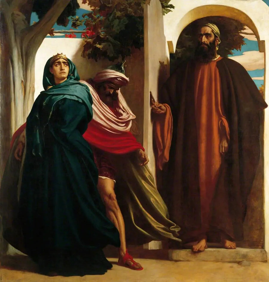 Jézabel og Achab - Frederic Leighton