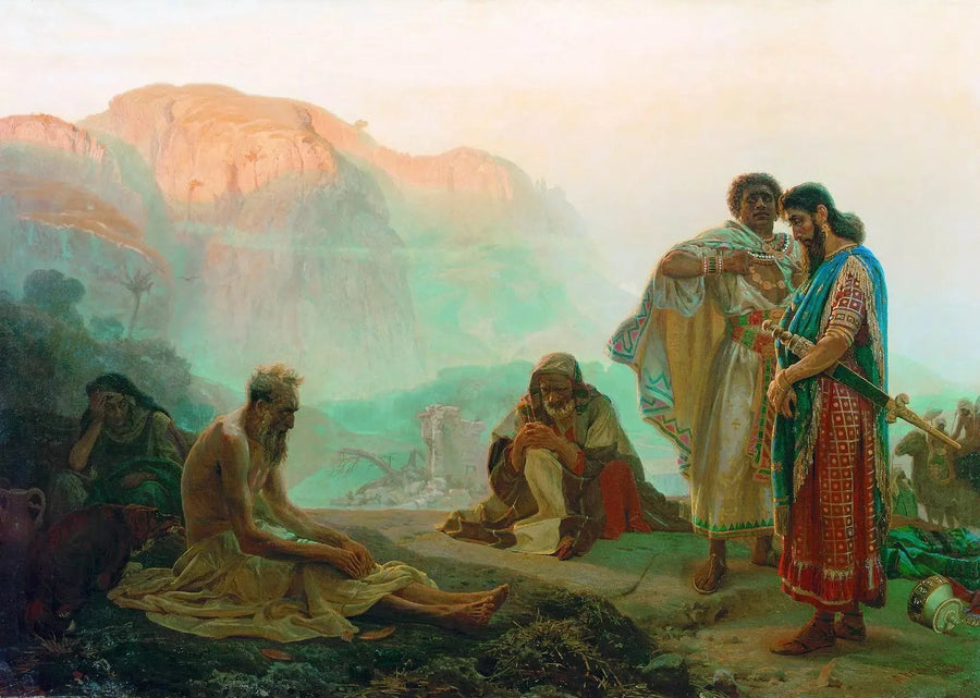 Job og hans venner - Ilya Repin