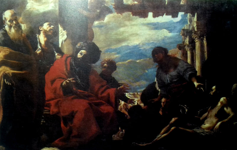 Job og hans venner - Mattia Preti
