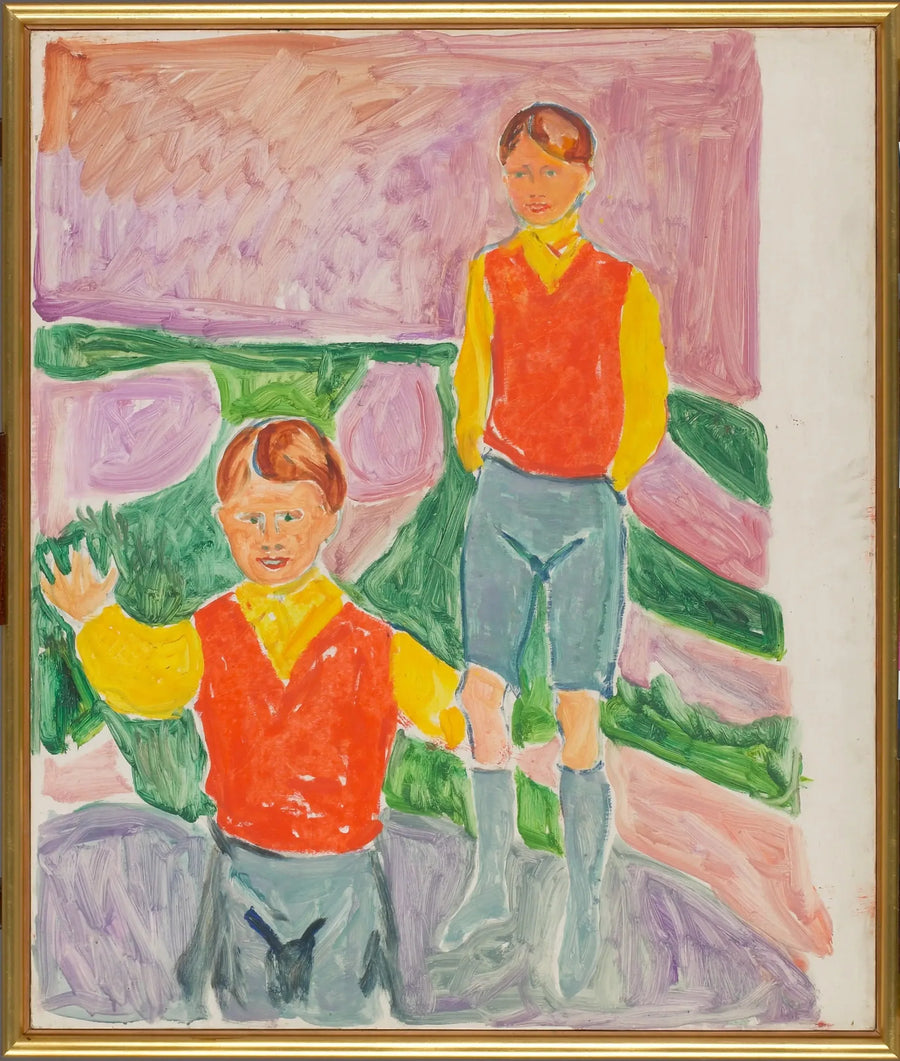 Johan Martin og Sten Stenersen - Edvard Munch