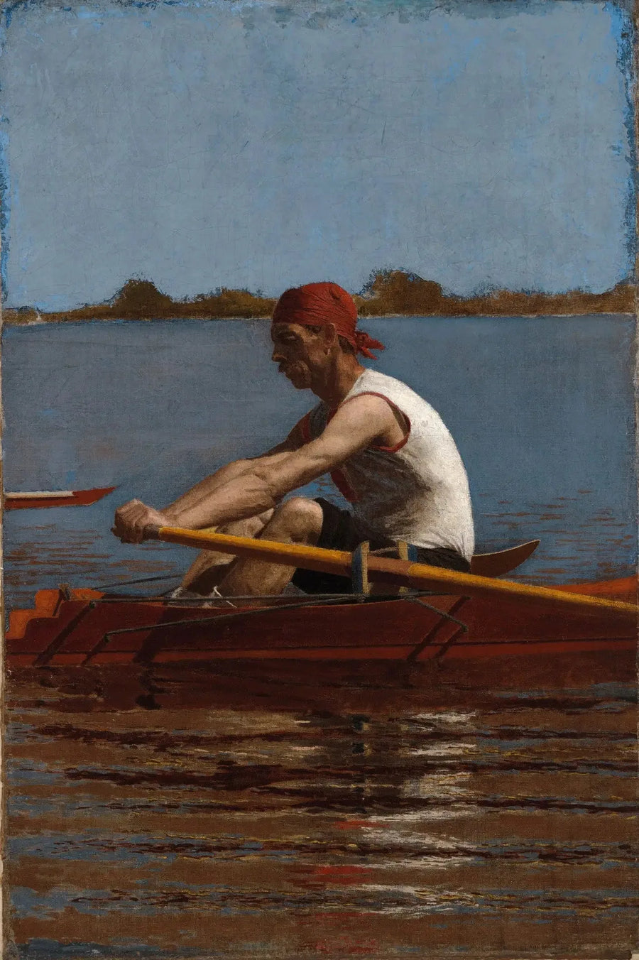 John Biglin i en robåd - Thomas Eakins