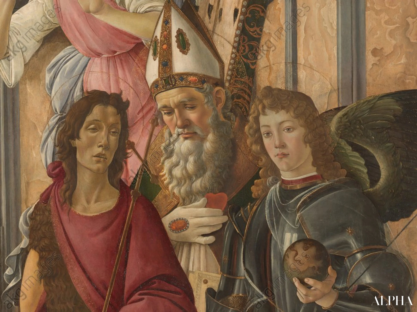 John, Ignatius, moi - Sandro Botticelli - Reproductions de tableaux et peintures haut de gamme
