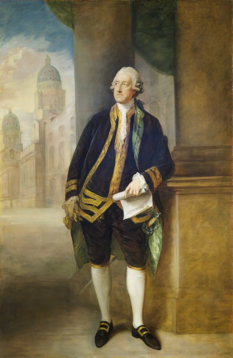 John Montagu, 1718-1792, 4. greve af Sandwich, 1. Lord af Admiralitetsen - Thomas Gainsborough
