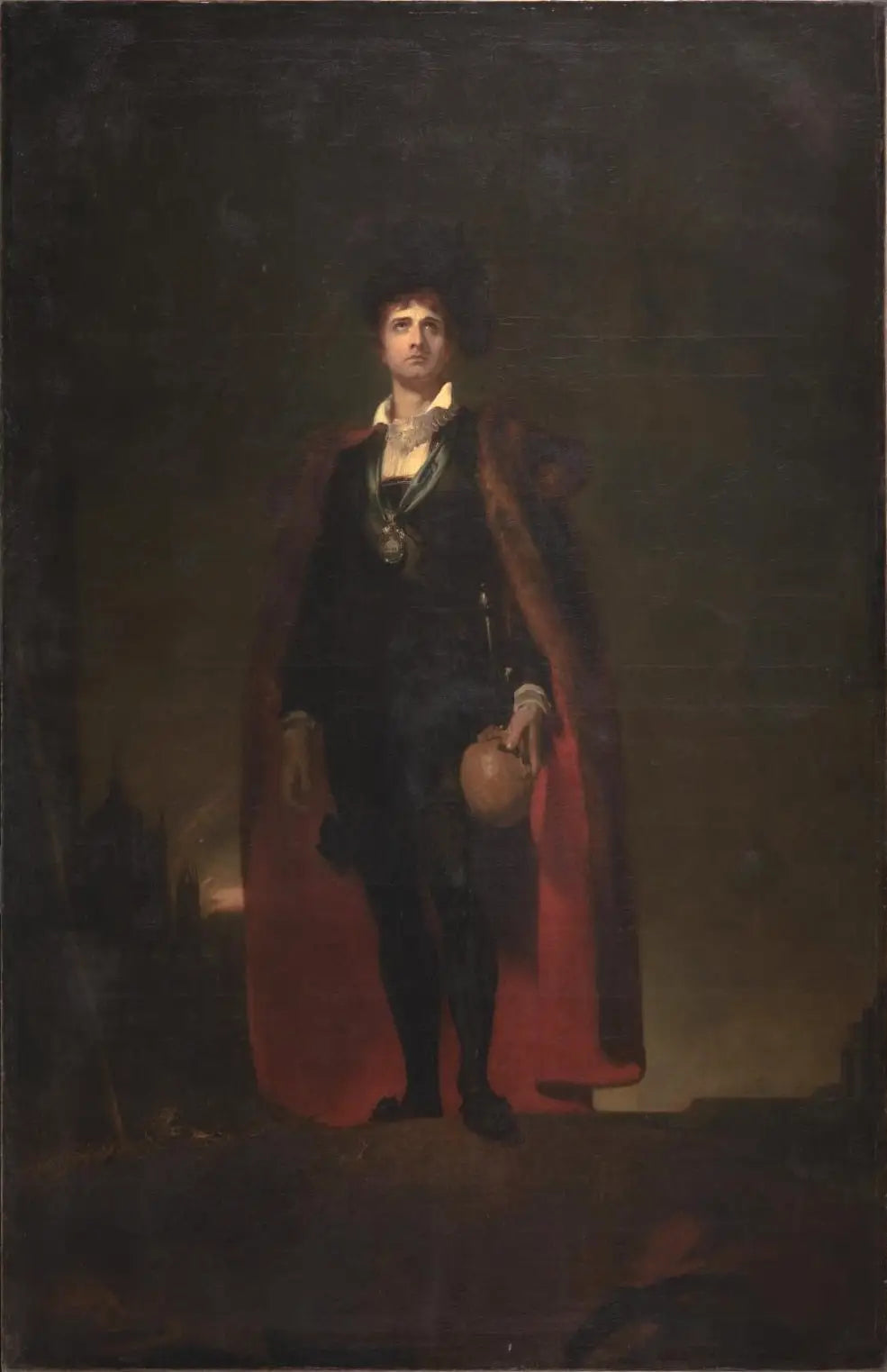 John Philip Kemble dans le rôle d'Hamlet - Thomas Lawrence image 1 reproduction réalisée par Alpha Reproduction