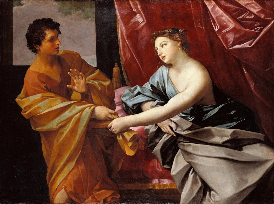 Joseph og Potifars kone - Guido Reni